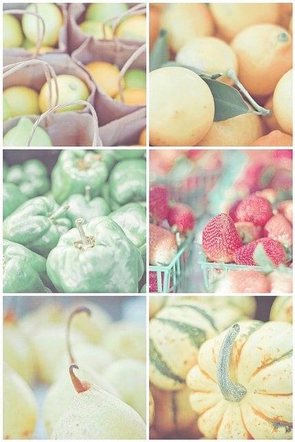 fresh fruit and veggies
