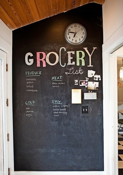 grocery list