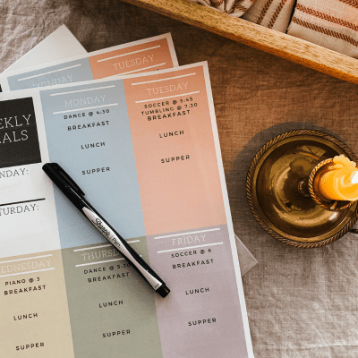 simple meal planning for beginners