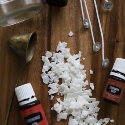supplies for DIY soy candles
