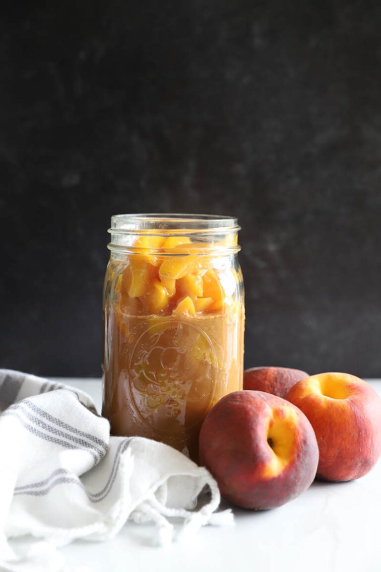 How to make Peach Pie Filling using Canned Peaches The Quick Journey