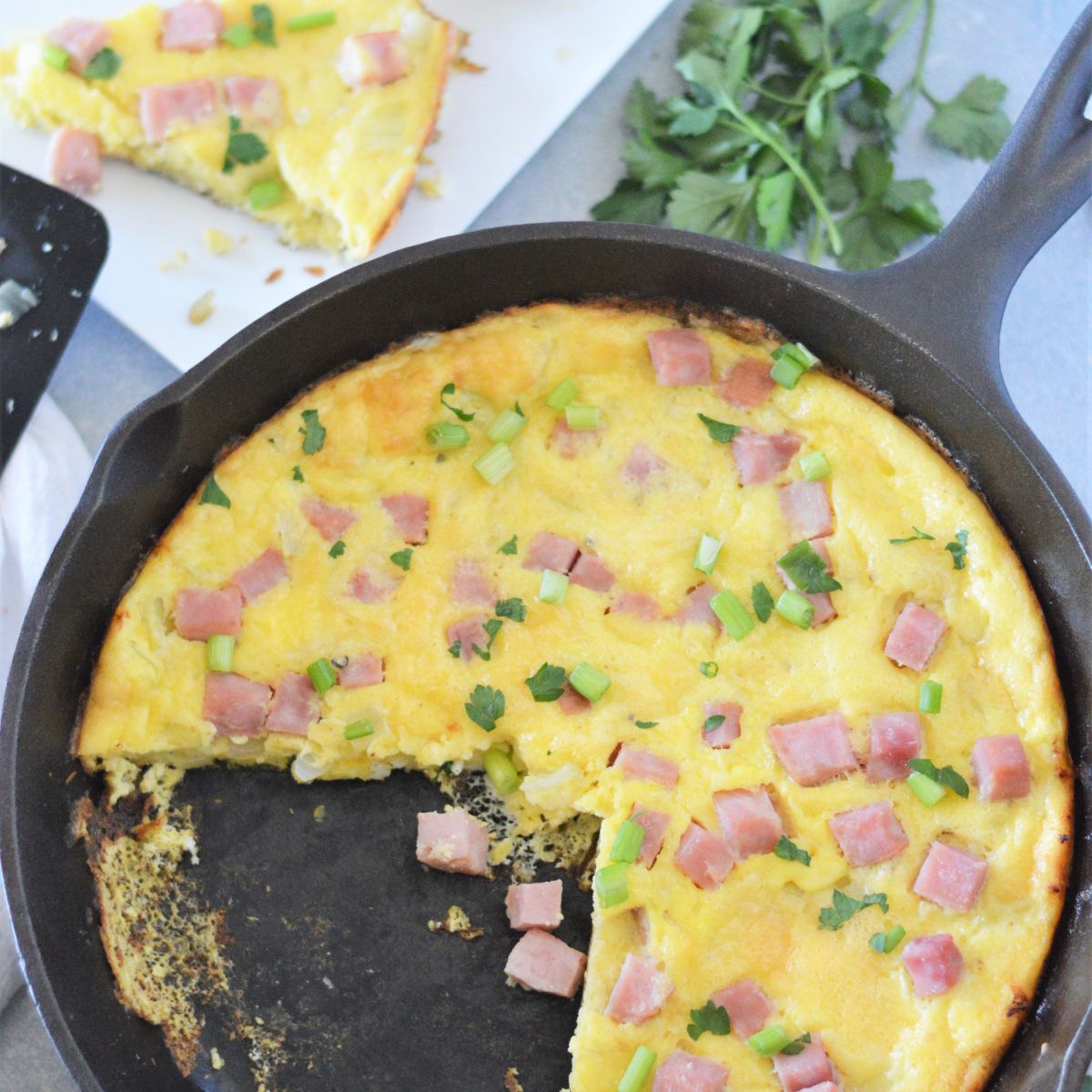 Easy Ham and Cheese Frittata The Quick Journey