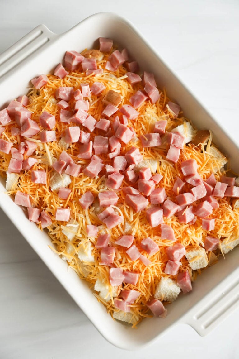 Easy Ham and Cheese Strata - The Quick Journey